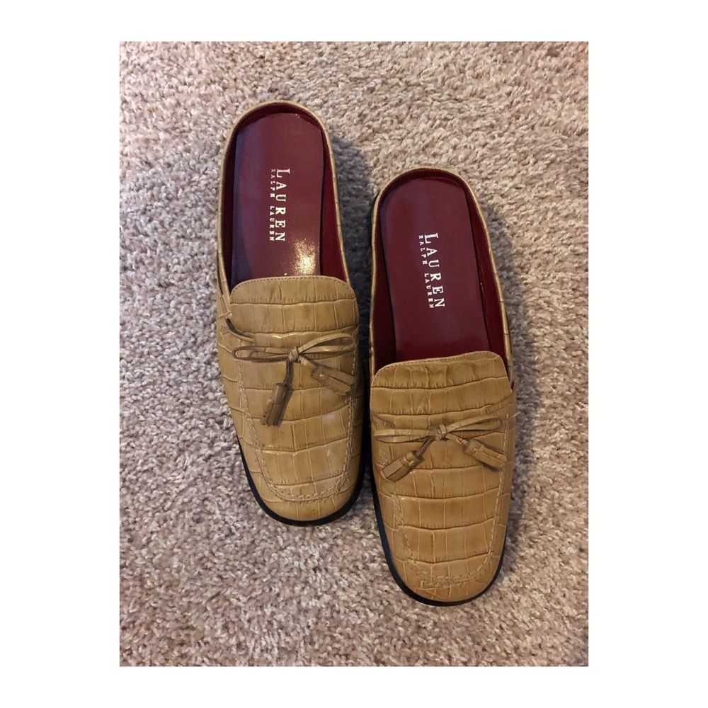 Lauren Ralph Lauren Lisette Leather Mules